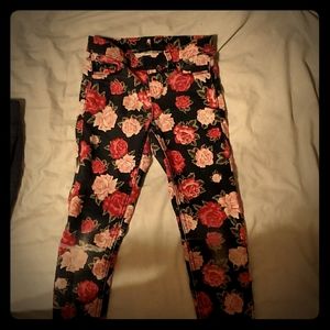 Flower jeans